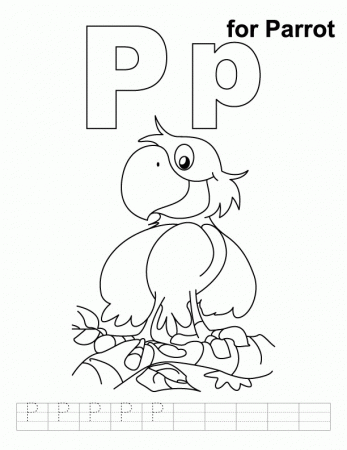 Parrot Printable Coloring Pages