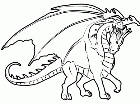 Dragon Coloring Pages For Adults - Free Coloring Pages For 