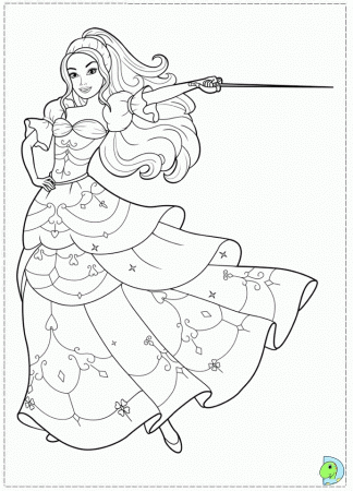 Musketeer Colouring Pages