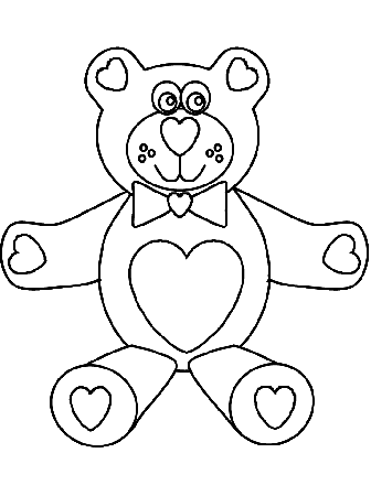 Valentine's Day Coloring Pages for Kids- Free Printable Coloring 