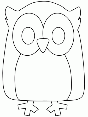 Cartoon Owl Coloring Pages | Animal Coloring Pages | Kids Coloring 