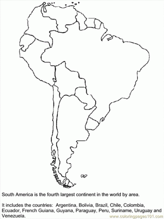 north and south america coloring pages | Coloring Pages For Kids