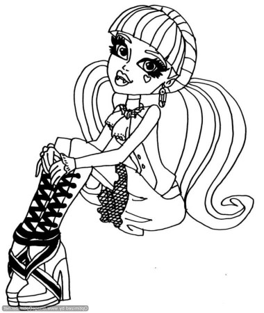 Download Monster High Kolorowanki Draculaura Coloring Pages Or 