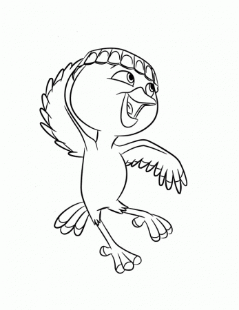 cartoon characters coloring pages rio the movie, HD Wallpapers 