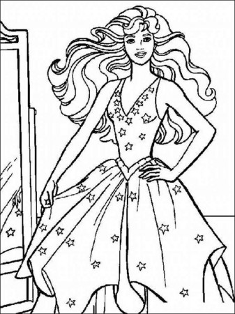 Barbie Mariposa Coloring Pages for Kids | Coloring Pages For Kids