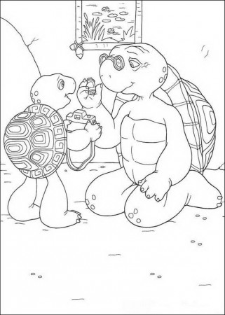 Coloring page Franklin Franklin