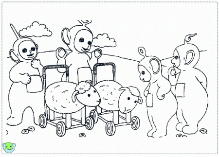 Teletubbies Coloring page