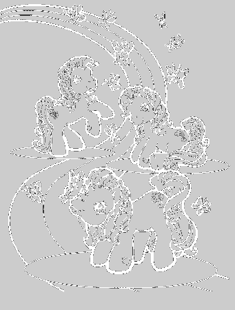 My Little Pony : Rainbow Dash Smile Little Pony Coloring Pages 