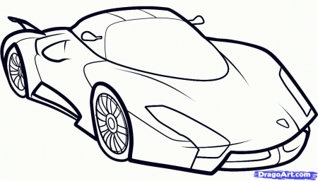 How to Draw a SSC Ultimate Aero II, SSC Ultimate Aero II, Step by 