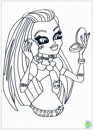 monster high dolls images Colouring Pages