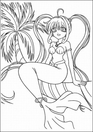 High Def 785x1118 Anime Christmas Coloring Pages Learn To Coloring 
