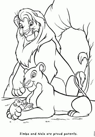 the lion king coloring pages