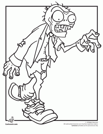 Plants vs. zombies coloring pages | Plants vs. zombies coloring Page