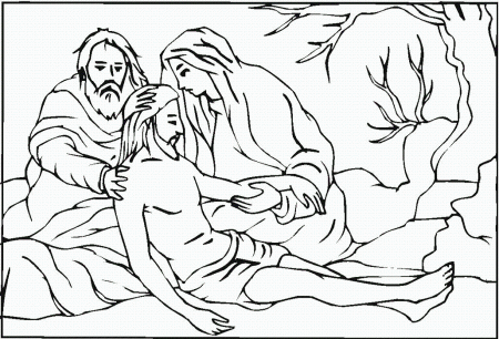 Stations Of The Cross Coloring Pages Images - Good Friday Coloring 