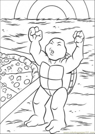 Coloring Pages Baby Tmnt (Cartoons > Ninja Turtles) - free 