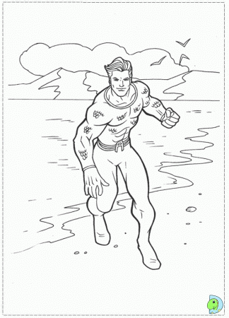 Aquaman Coloring page