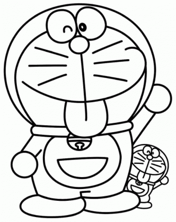 Printable Cartoon Doraemon Coloring Pages For Little Kids 283124 