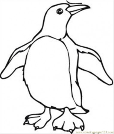 Pin Penguin Coloring Pages To Print Cake