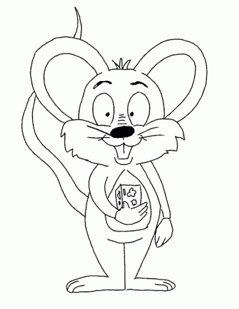 Coloring Page - Mouse animal coloring pages 2