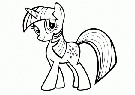 My Little Pony Coloring Pages for Kids- Printable Coloring Book