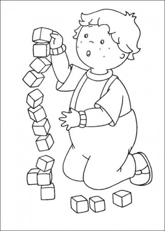 caillou clothing Colouring Pages (page 2)