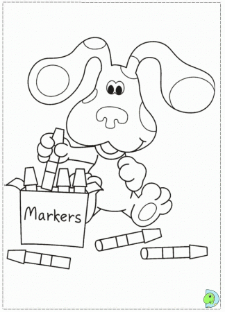 Blue's Clues coloring page