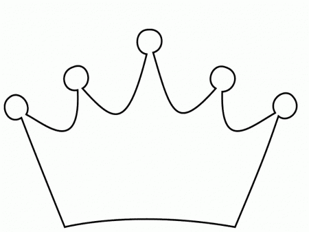 Free Coloring Pages Princess Crowns