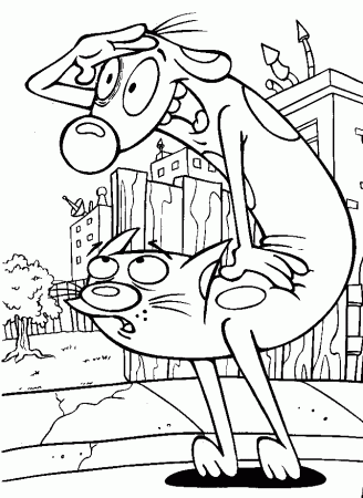 Search Results » Cat And Dog Coloring Pages