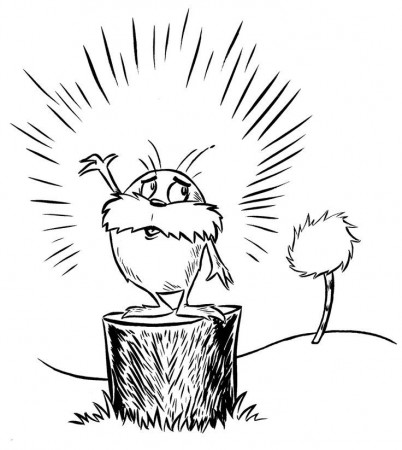 Fish From Lorax Coloring Pages