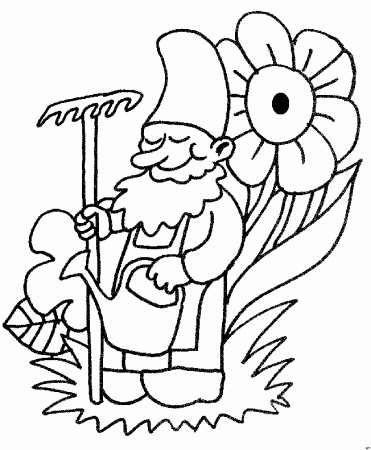 Gnome Colouring Pages (page 2)