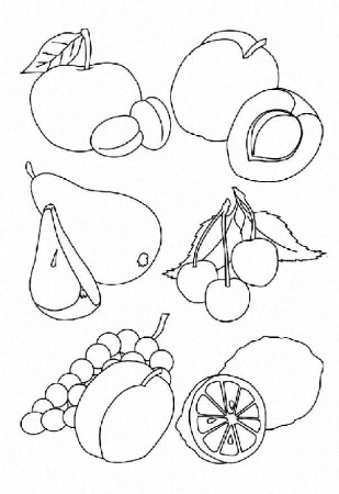 Coloring pages fruit and vegetables - picture 10
