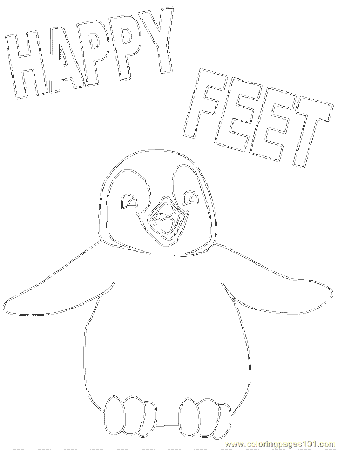 Coloring Pages Happyfeet005 (Cartoons > Others) - free printable 