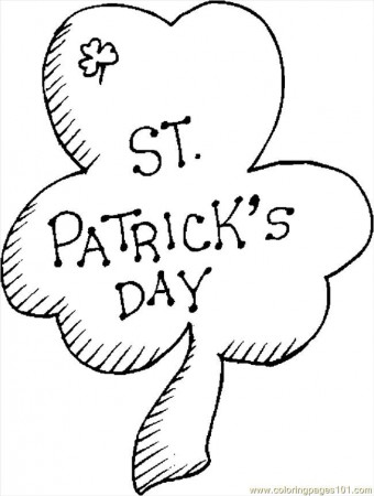 Shamrock Coloring Pages | Coloring Pages