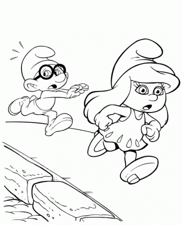 Kids Under 7: The Smurfs Coloring pages