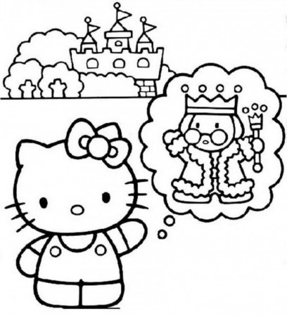 Hello Kitty Coloring Pages You Can Print | 99coloring.com