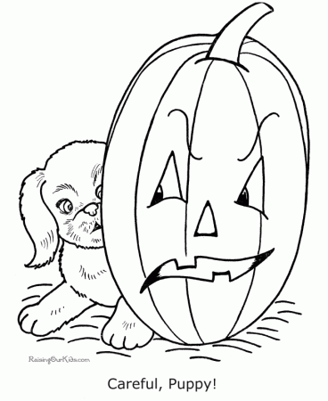 Halloween Dog Coloring Pages | Free Internet Pictures