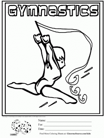 Monkey Gymnastics Coloring Pages