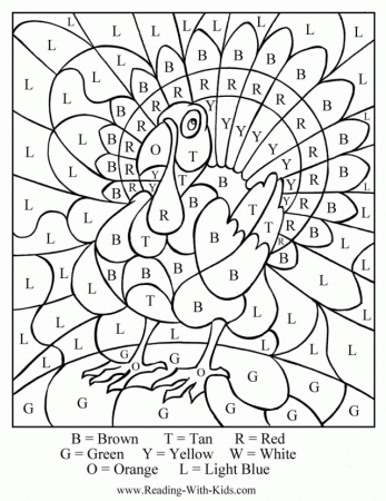 Free Printable Color By Number Coloring Pages For Kids 