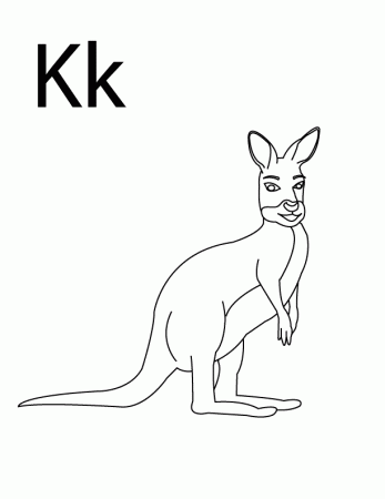 Coloring Pages - Letter-K