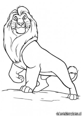 Lionking6 - Printable coloring pages