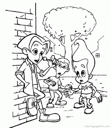 Jimmy Neutron Coloring Pages 11 | Free Printable Coloring Pages 