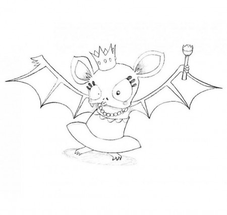 Animals: Easy Halloween Vampire Bats An Colouring Book, ~ Coloring 