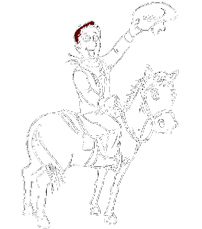 cowboys and indiana Colouring Pages (page 3)