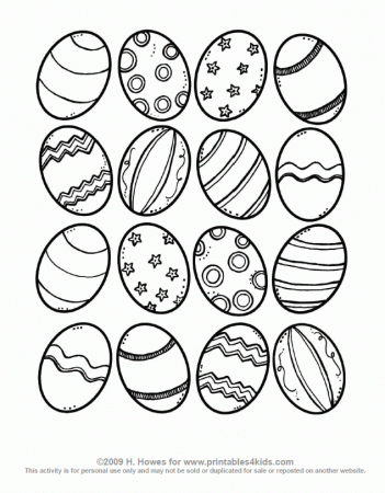 Easter Egg Coloring Pages To Print 968 | Free Printable Coloring Pages