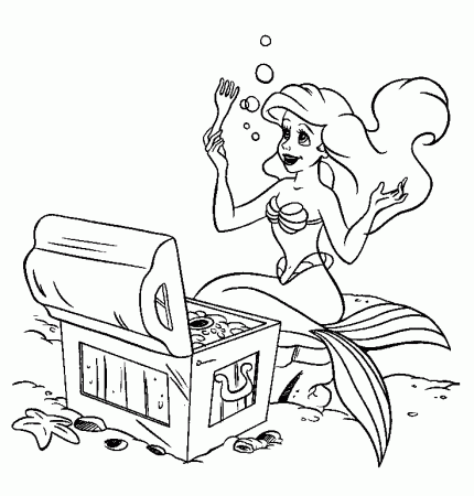 Mermaids Coloring Pages