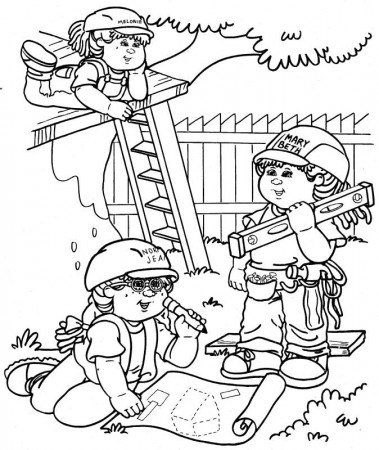 Coloring Pages Of Kids Playing | Best Coloring Pages
