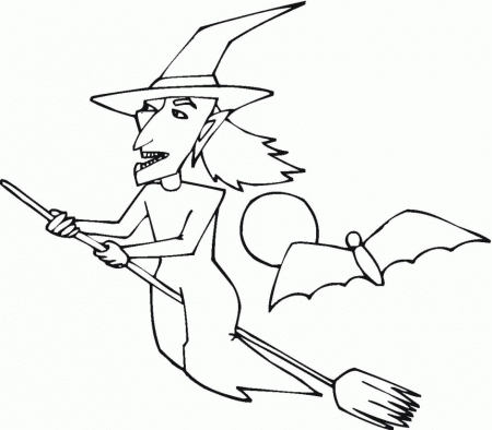 Free Printable Witch Coloring Pages For Kids Sweet Coloring 211563 