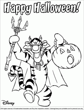 Halloween Disney Coloring Page Back To Halloween Disney Coloring 