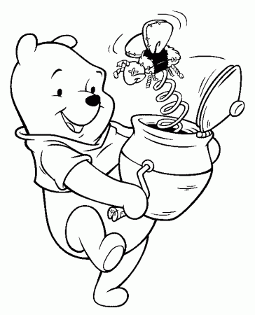 Winnie Pooh para colorear