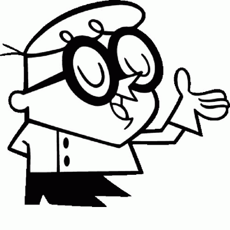 dexter's laboratory coloring pages